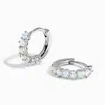 o shaped multigem earrings moonstone opal healing crystal jewelry bonny hoops sterling silver 6